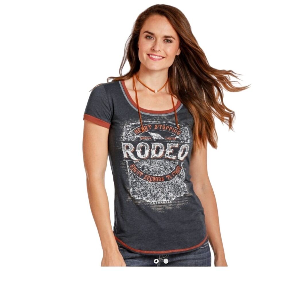 Panhandle women's small tshirt Eight Seconds to Fame